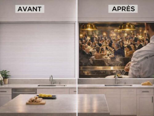 Cuisine dans une ambiance de Chefs