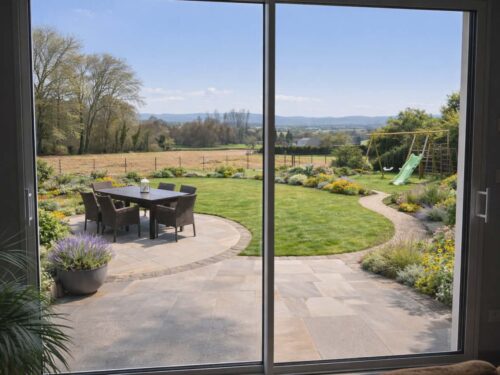 Salon vue sur jardin