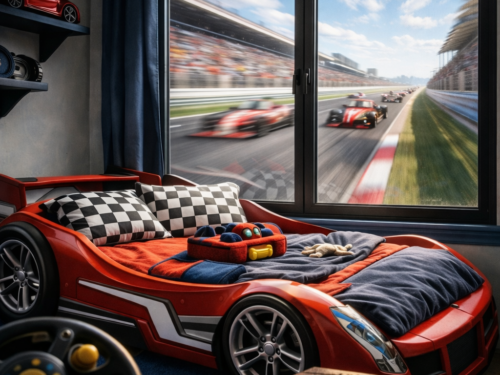 Vue sur le circuit de F1